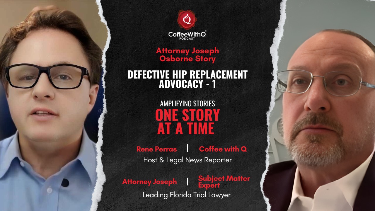 Defective Hip Replacement: Insights from Florida Injury Lawyer Joe Osborne on Coffee With Q
